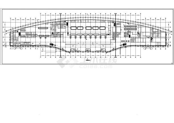 [济南]某现代风格23168㎡国际机场航站楼建筑幕墙施工图-图一