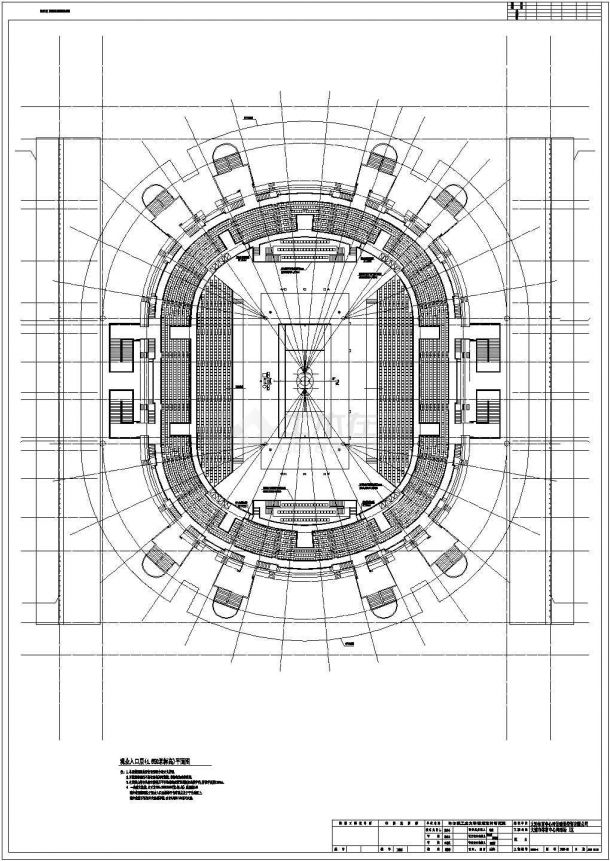 [大连]22675.96㎡市级框架结构特级网球场建筑施工图精VIP-图二