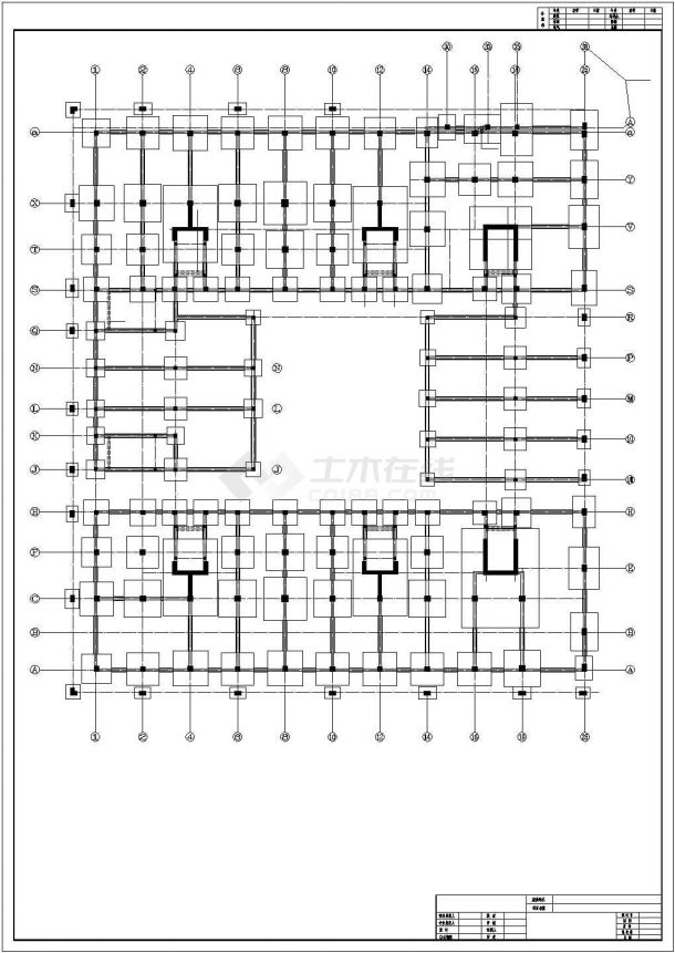 六层底框结构住宅楼结构施工图（砖石基础+独立基础）-图二