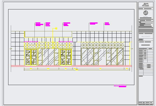 美迪克家具展厅混搭风格装修施工图（含效果图）_图1