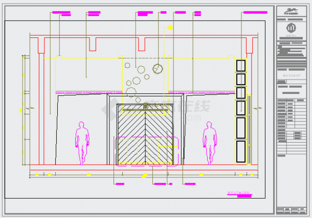 美迪克家具展厅混搭风格装修施工图（含效果图）-图二