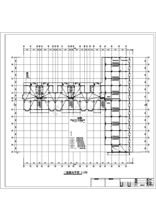 某商住楼A区框架结构住宅楼电气设计图-图二