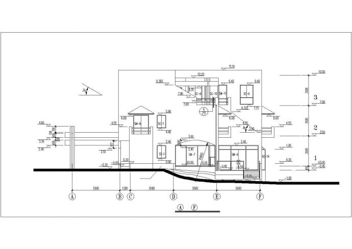 某市高档新型独立别墅建筑设计图纸_图1