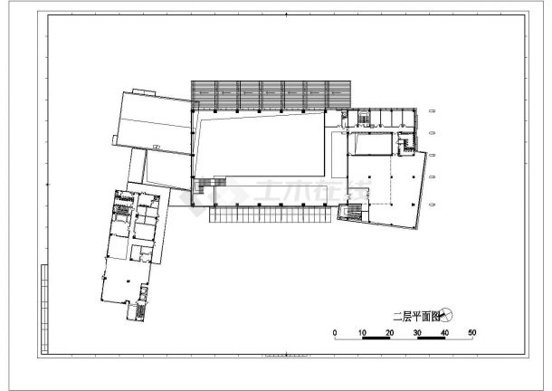 [广东]某14421㎡二层汽车客运站方案设计图（含效果图）VIP-图二