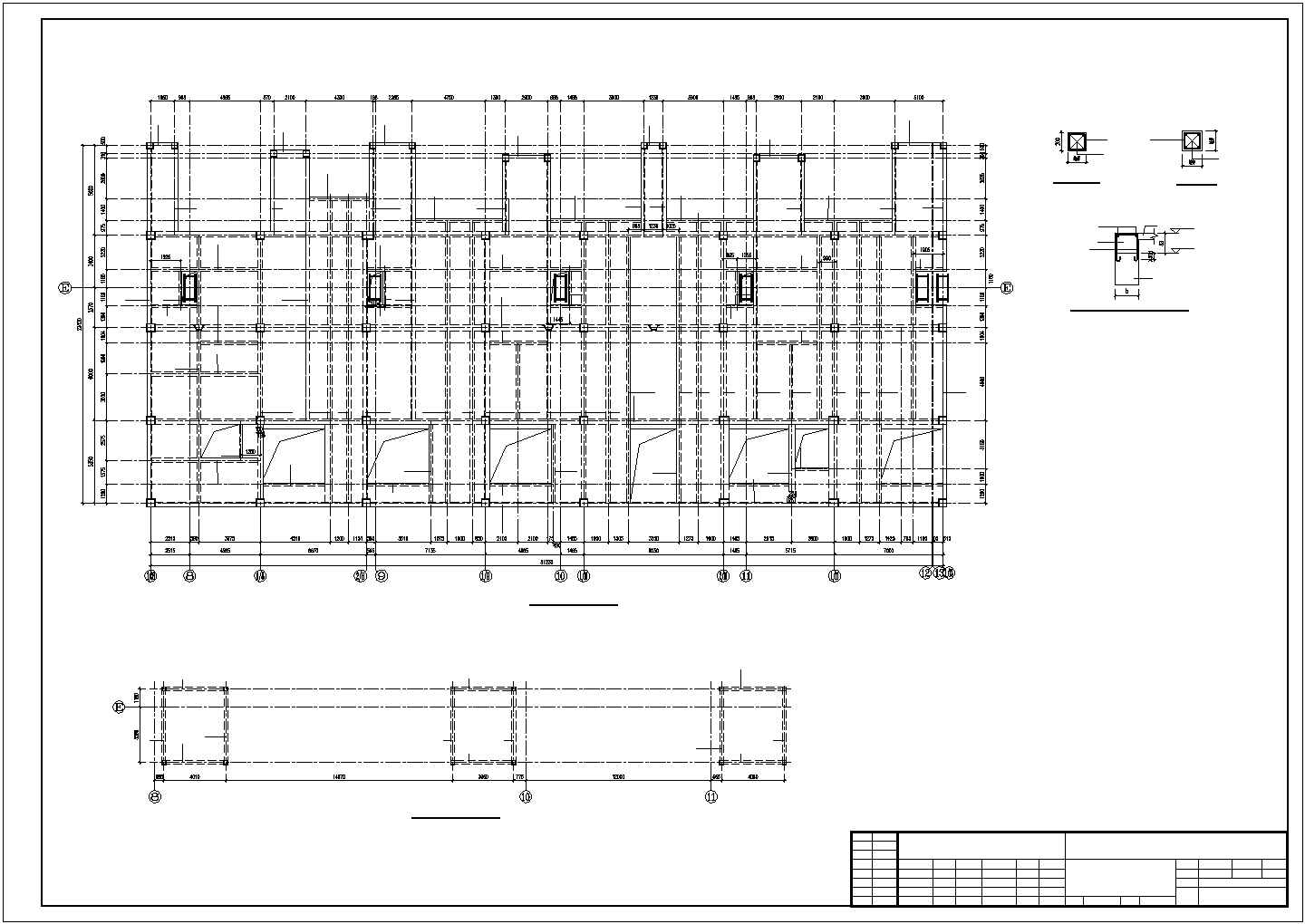 30万吨大型钢结构铸造车间结构施工图（桩基础）