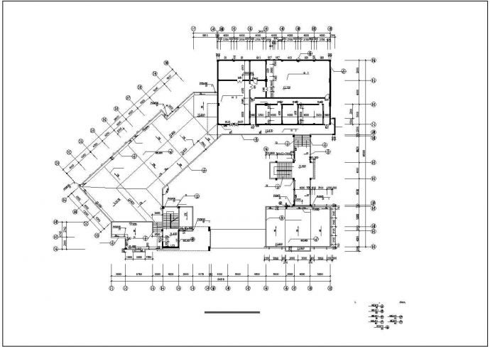 某四层小学科艺楼建筑施工图（全套）_图1