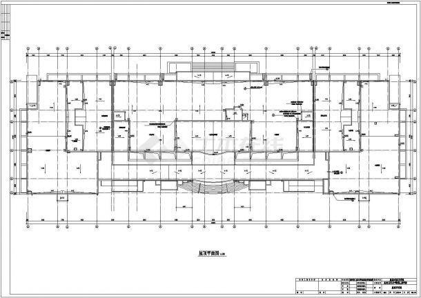 东方学院某框架剪力墙结构十层教学楼建筑方案图-图一