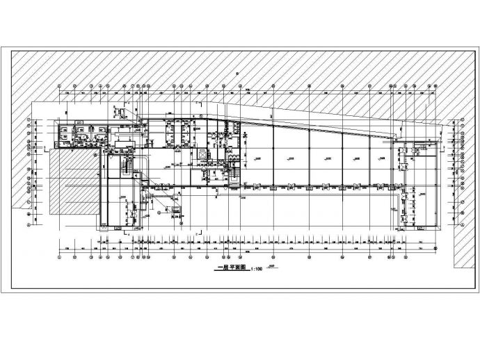 三层钢框架结构宾馆结构施工图（含建施）_图1