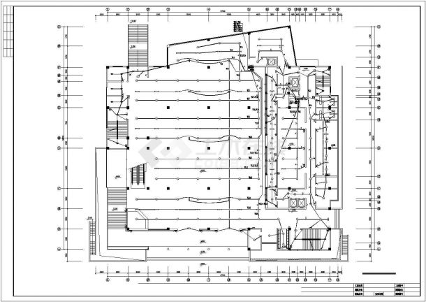 [江西]12013.5㎡五层大学食堂建筑施工图（含水暖电及pkpm模型）VIP-图一