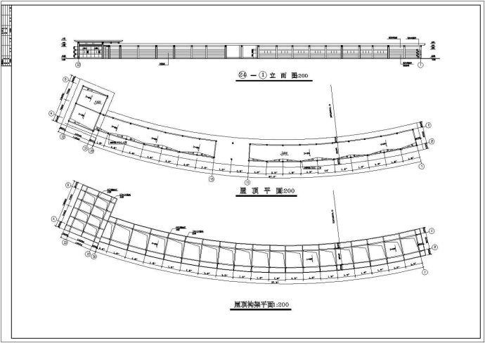 一层学生食堂附属用房建筑方案图_图1