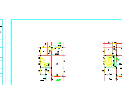 四层框架私人住宅结构施工图(独立基础含建施)_图1