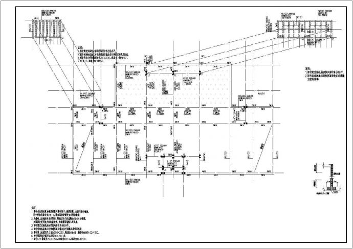 三层混凝土框架结构幼儿园结构设计施工图_图1