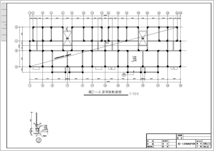 6层加阁楼框架安置小区结构施工图(含建施)_图1