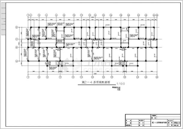 6层加阁楼框架安置小区结构施工图(含建施)-图二