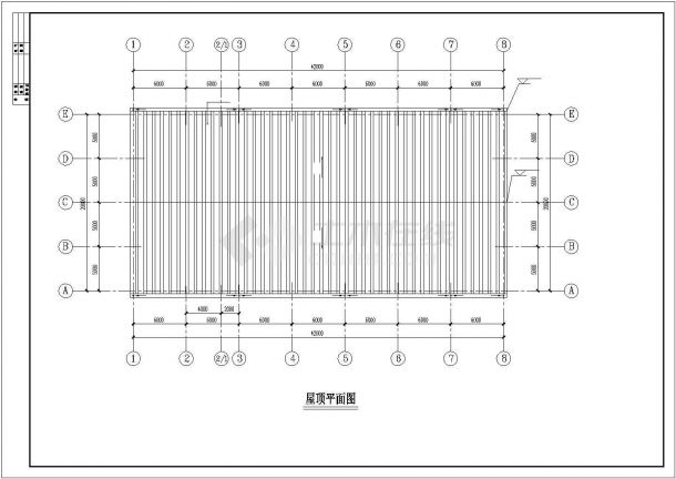 [海南省]某840㎡单层羽毛球馆建筑施工套图（2010.4最新设计）VIP-图一