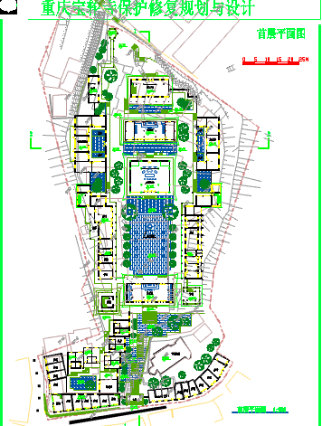 某地小型宝轮寺修复规划与设计施工图_图1
