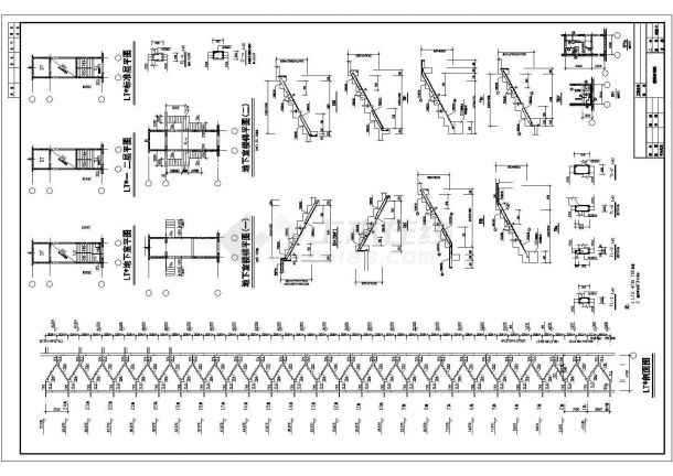 24层框剪住宅结构施工图(地下室、筏板基础)-图二