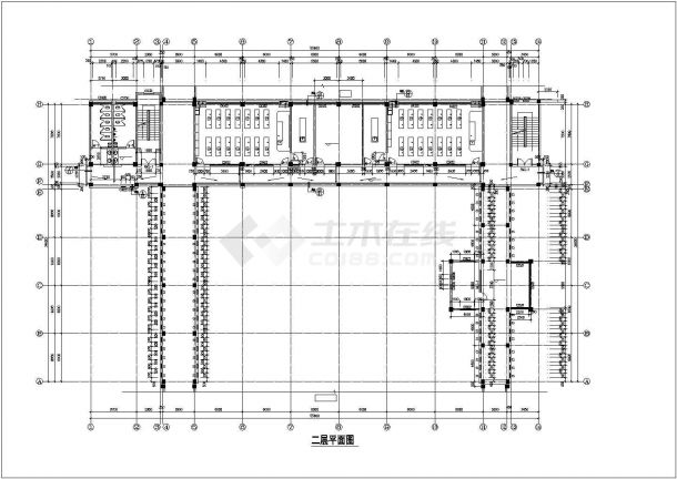 [安徽]某中学五层教学实验楼建筑方案图VIP-图二
