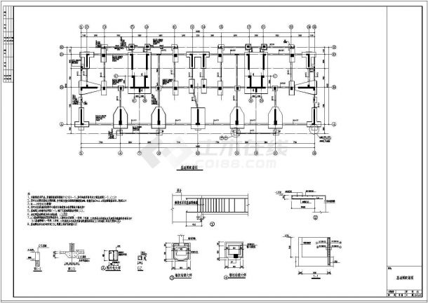 14层框架剪力墙高层住宅楼结构施工图（预制桩）-图一