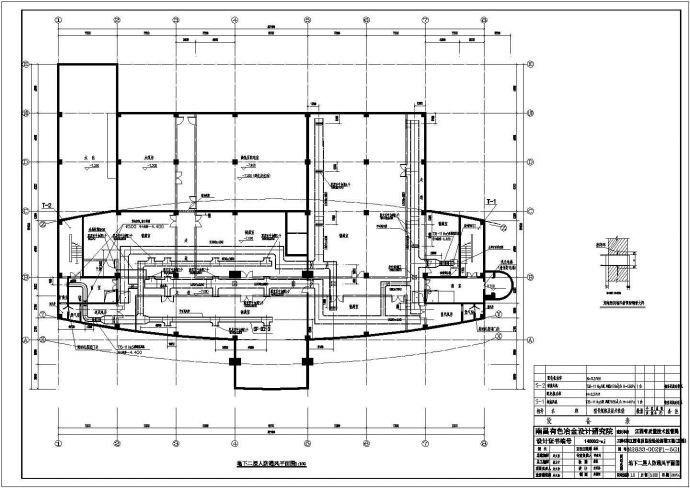 某某质监楼中央空调系统施工设计图_图1