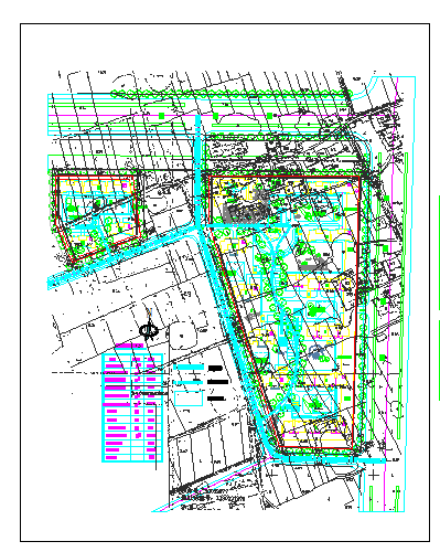 某地住宅小区建筑规划总图（共4张）_图1