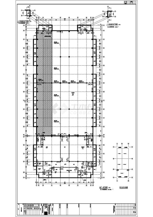[内蒙古]两层金属屋面体育教学训练馆建筑设计方案图VIP-图一