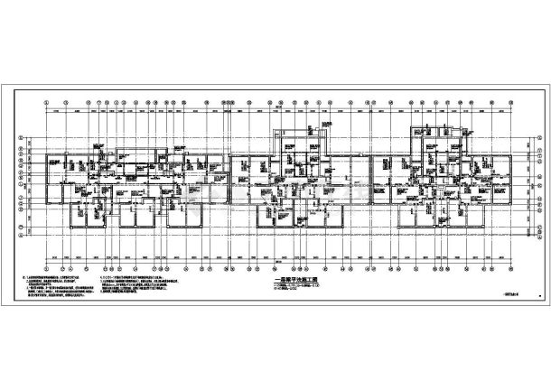 三十三层剪力墙商住楼结构施工图(含附属商业楼)-图一