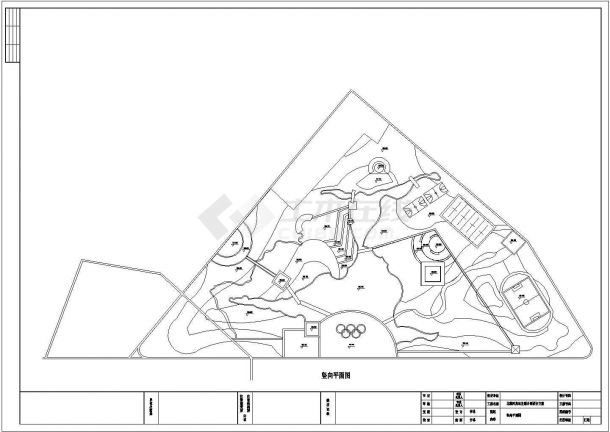 某奥运主题公园景观设计图（共6张）-图二