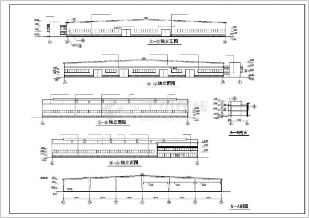 轻钢厂房建筑设计方案（施工图及建筑设计说明）-图二