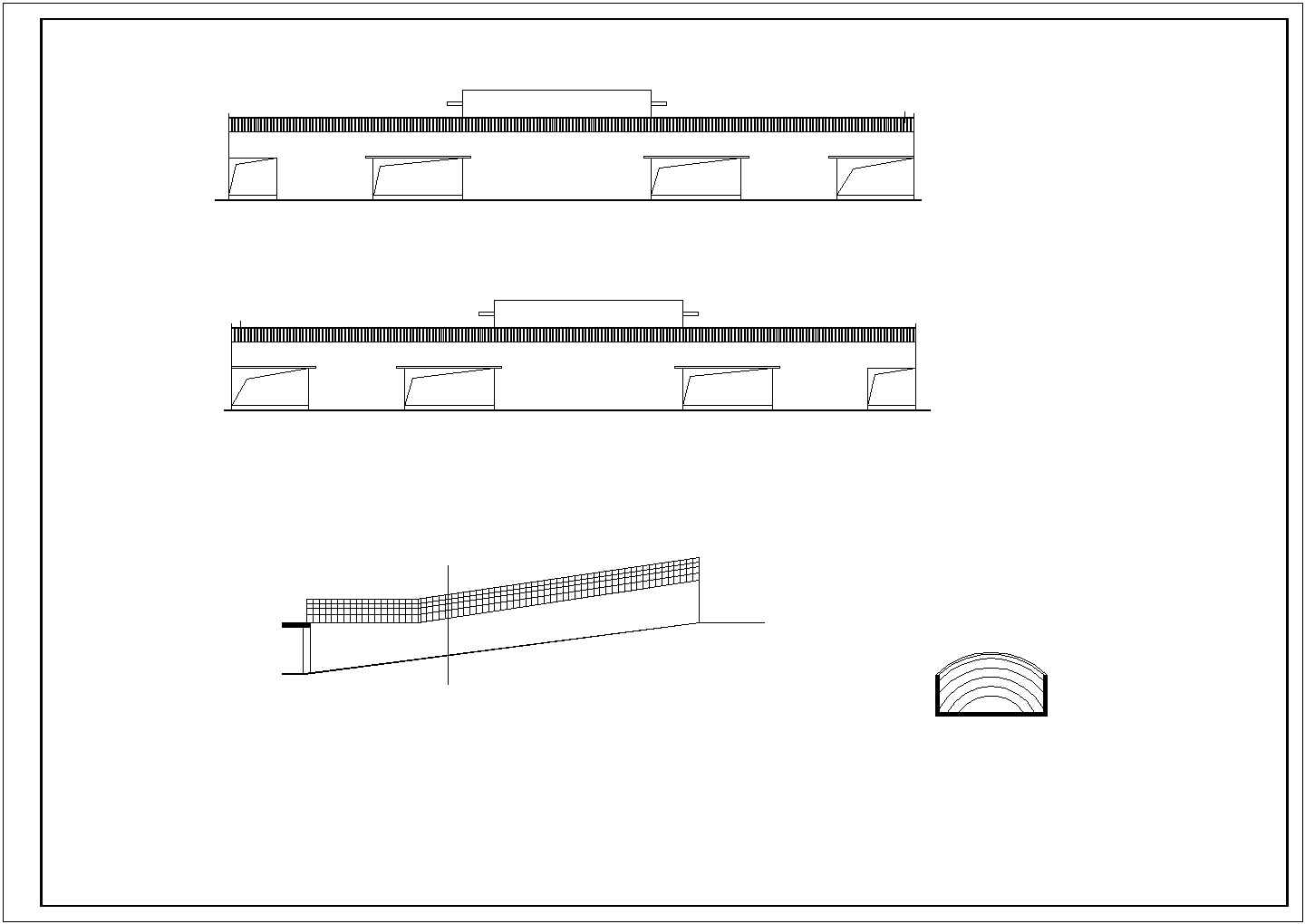 地下车库剪力墙结构施工图(含建施)