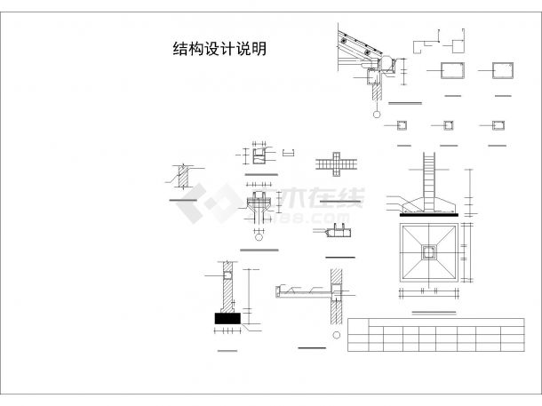 某3893㎡单层砖木结构厂房建筑结构方案图VIP-图二