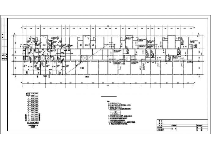 十二层剪力墙结构公寓结构施工图（筏形基础）_图1