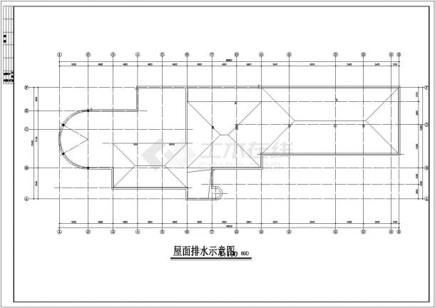 黑龙江滨湖酒店方案设计（CAD施工图及效果图、框架结构）-图一