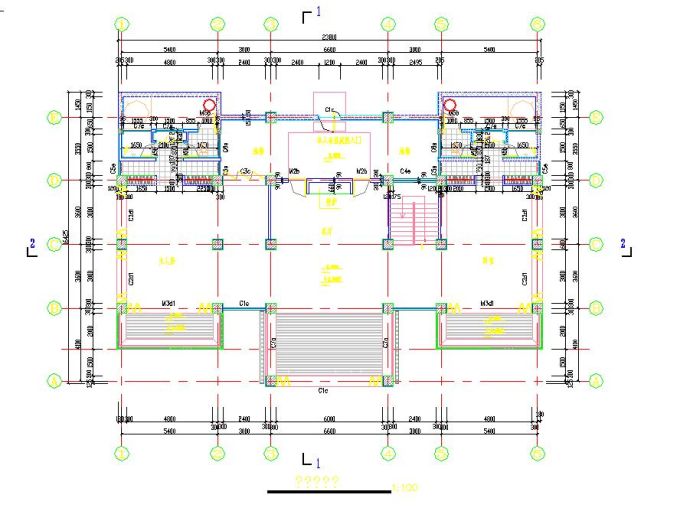 某渡假村总统套房全套建筑设计图纸_图1