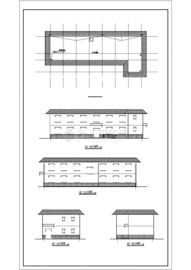 林业实验总场水电管理站结构施工图(含建施)-图二