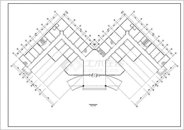 某12149.76㎡医院总体规划及建筑设计方案CAD图VIP-图二