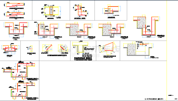 江陵县某安置小区新建项目地下室--结构设计图-图二