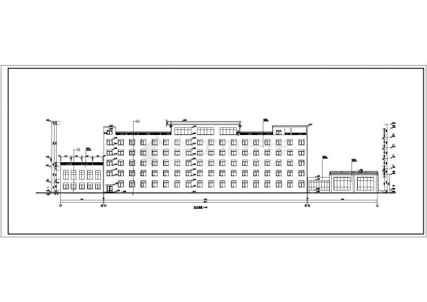 [河南]某7223.41㎡欧式六层办公楼建筑方案图（含效果图）-图二