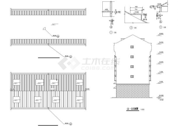 某地私人住宅楼详细建筑设计施工图纸-图一