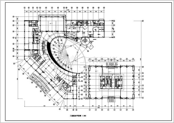 [北京]某167676.1㎡十七层商业综合楼建筑施工图VIP-图二