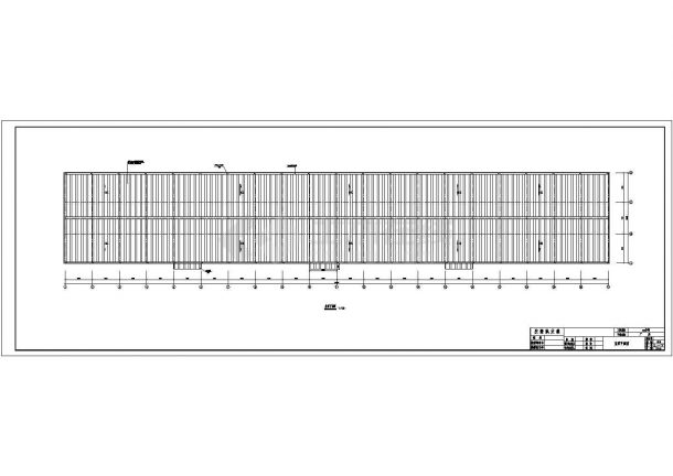 钢结构厂房建筑结构施工图（20米跨独立基础）-图一