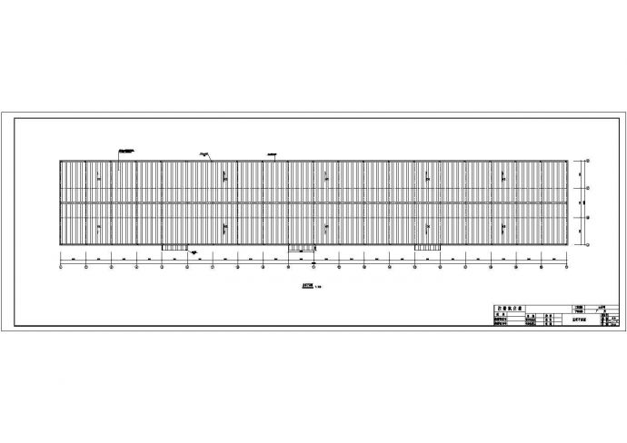 钢结构厂房建筑结构施工图（20米跨独立基础）_图1
