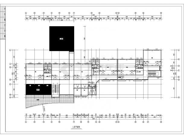 某2042平方米二层幼儿园建筑施工图-图一
