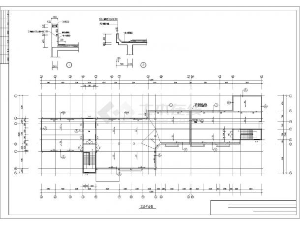某2042平方米二层幼儿园建筑施工图-图二