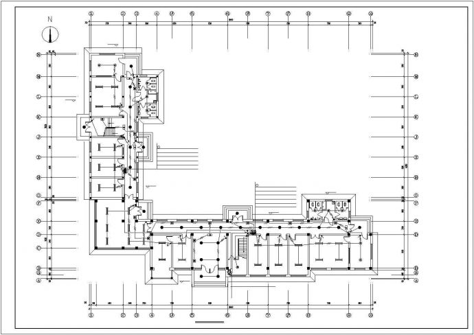 某市企业办公楼电气设计施工图纸（共15张）_图1