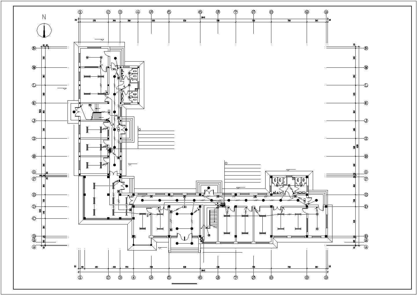 某市企业办公楼电气设计施工图纸（共15张）