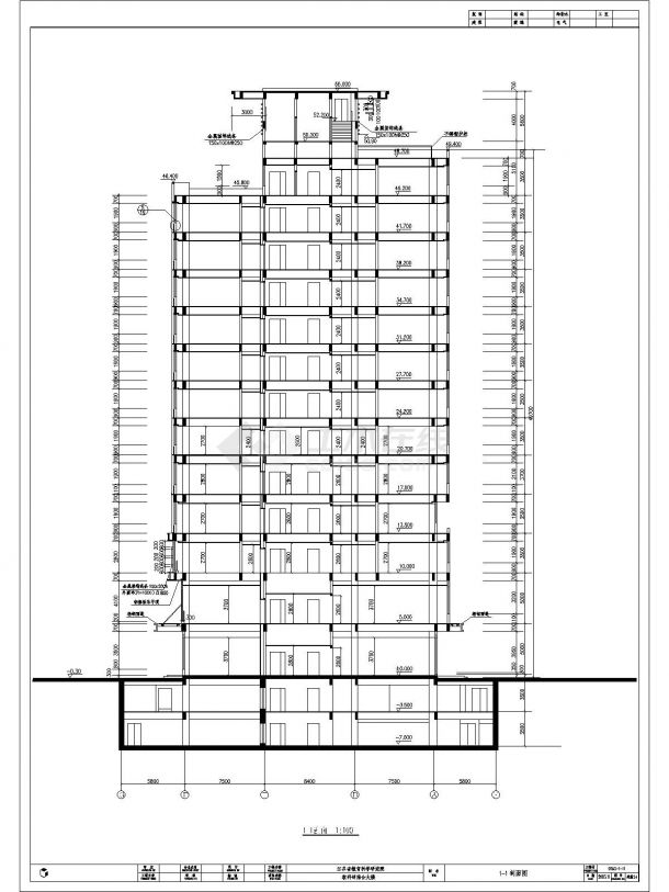 某十二层科研楼建筑设计方案（共29张）-图二