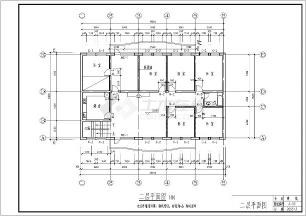某地二层欧式别墅砖混结构7.3米高建筑方案图-图二