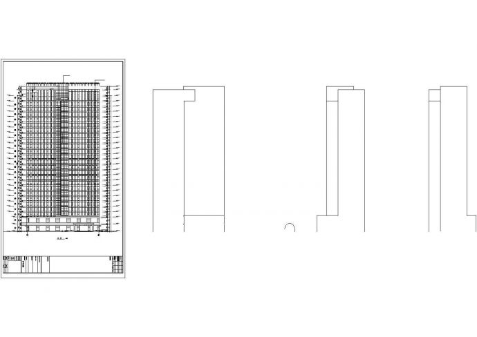 [沈阳市]某科技创业园二十五层办公楼建筑施工图(含效果图)_图1