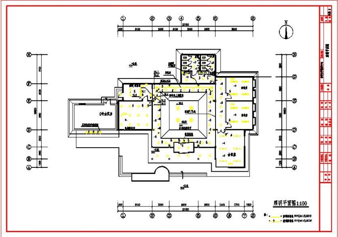 某市大学接待中心电气设计施工图纸_图1